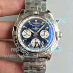 JF Factory Copy Breitling Chronomat B01 Chronograph 7750 Watch Blue Dial